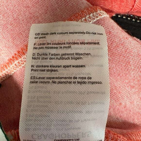 Craghoppers Insect Shield Long Sleeve Top Girls Age 11-12 Red White Outdoors - Picture 5 of 9